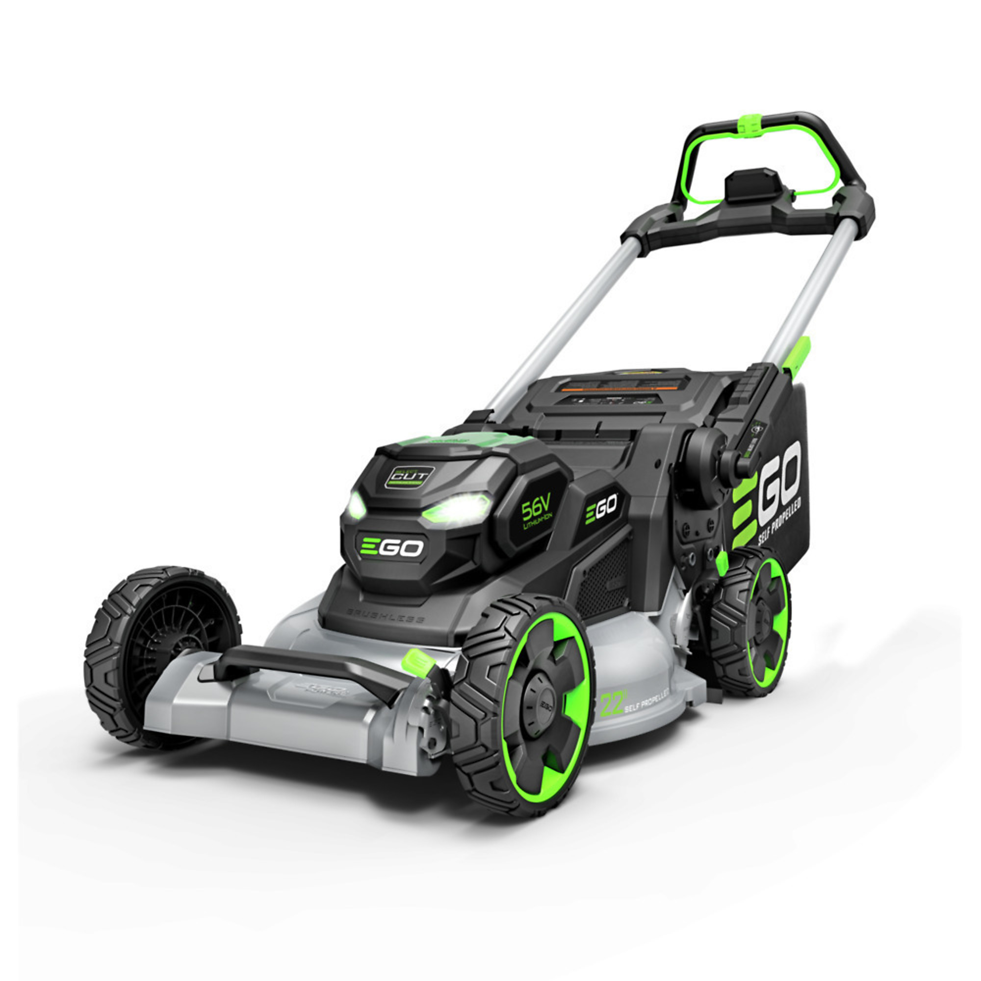 EGO POWER+ Electric Lawn Mower, Self-Propelled Cordless with 22" Aluminum Deck, Select Cut and Touch Drive, Includes 56V 10.0Ah Battery and Charger - LM2206SP
